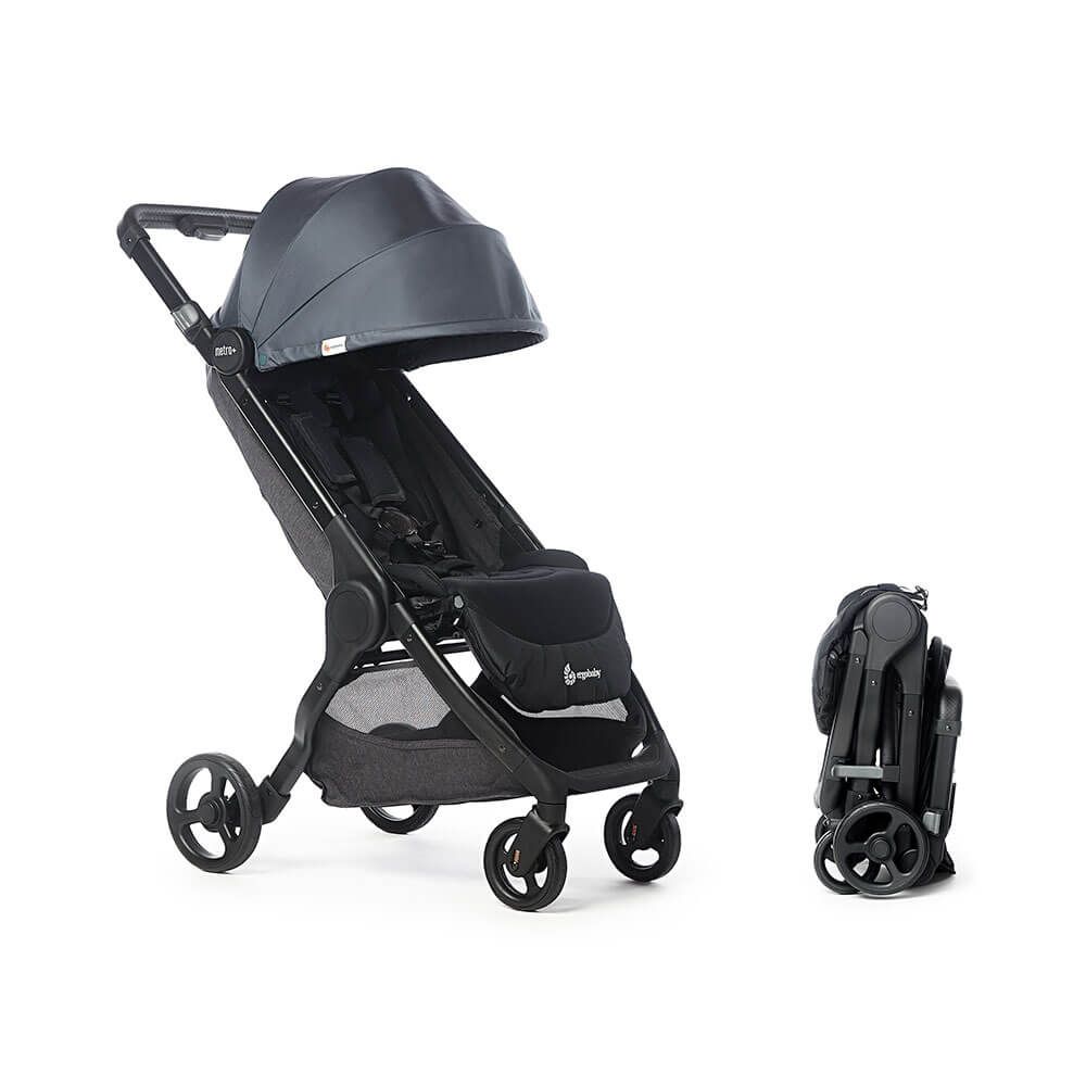 Grey stroller on sale