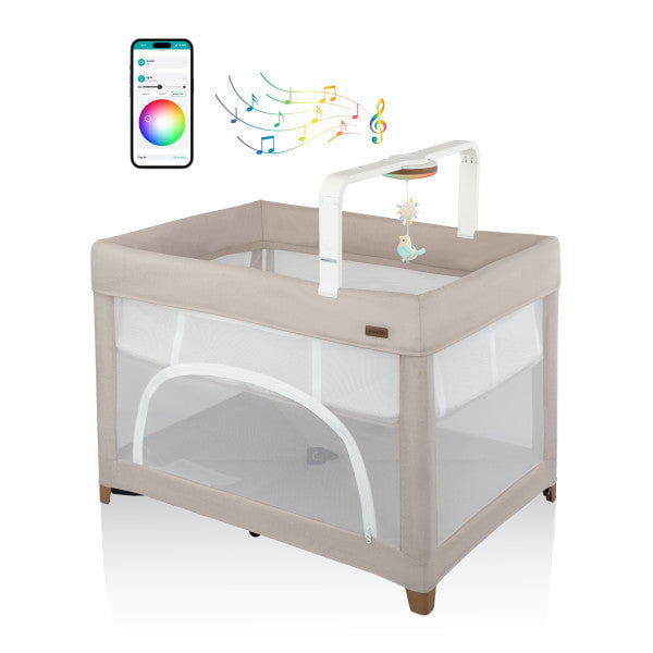 Evenflo - Eris One-Hand Playard with Bassinet