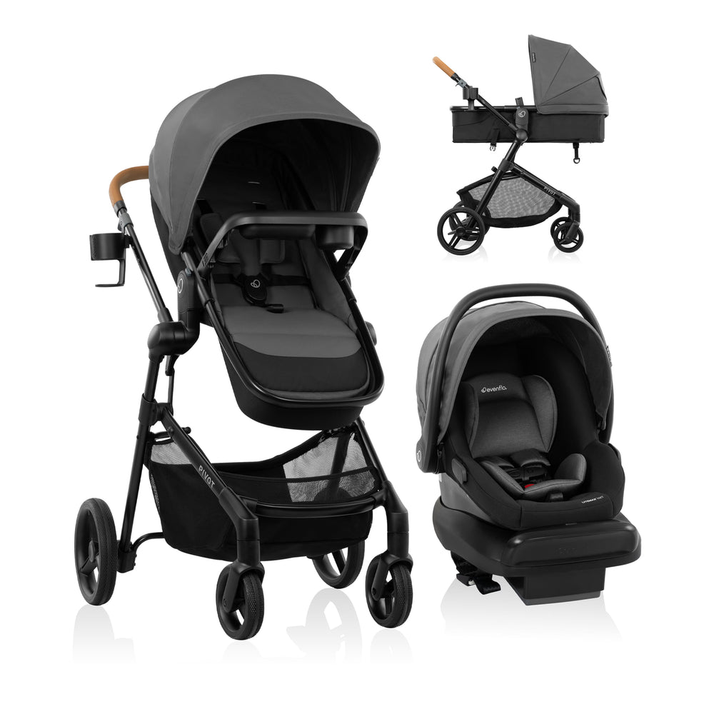 Evenflo - Pivot NXT Travel System with LiteMax NXT Infant Car Seat