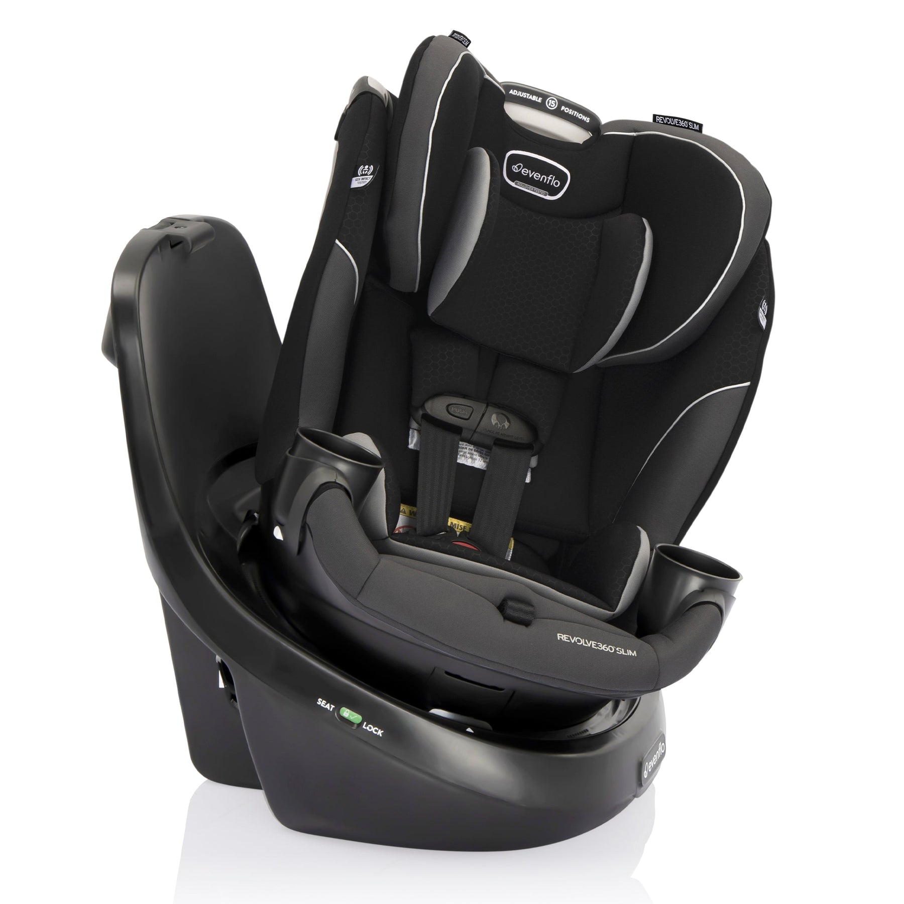 evenflo revolve 360 slim 2-in-1 rotational convertible car seat Evenflo
