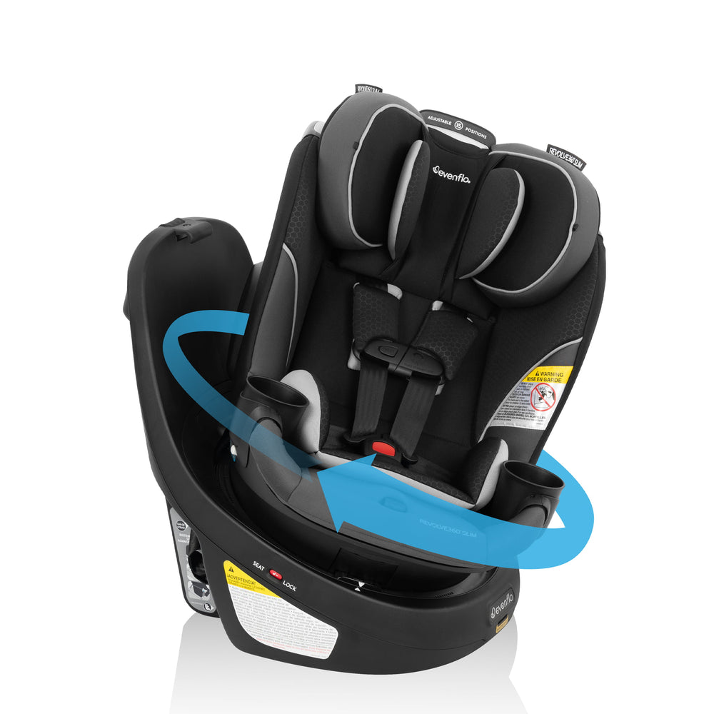 Evenflo - Revolve 360 SLIM 2-in-1 Rotational Convertible Car Seat