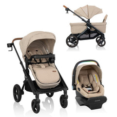 Evenflo - Transformer Stroller to Wagon Travel System + LiteMax NXT Infant Car Seat with SensorySoothe