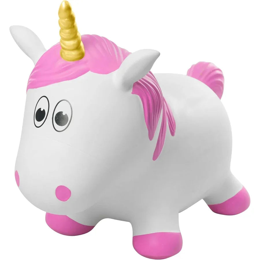 Farm Hoppers - Fantasy Hopper Pink Unicorn Inflatable Bouncer
