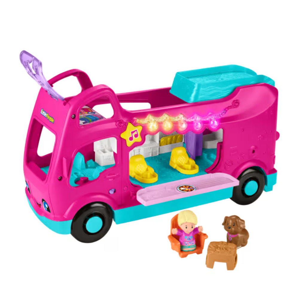 Fisher-Price - Little People Barbie DreamCamper - Lights & Sounds Playset