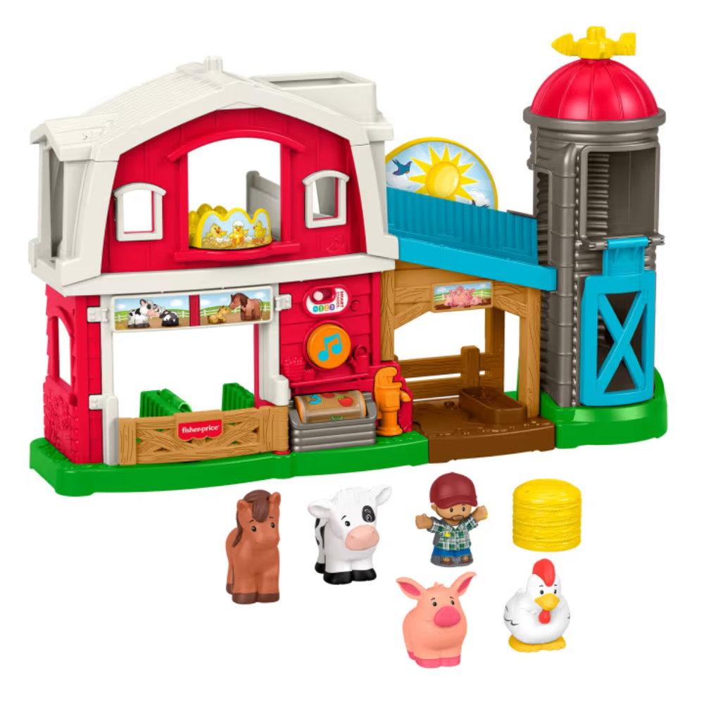 Fisher-Price - Little People Caring Fun Animal Farm - Interactive Musical Farm Playset