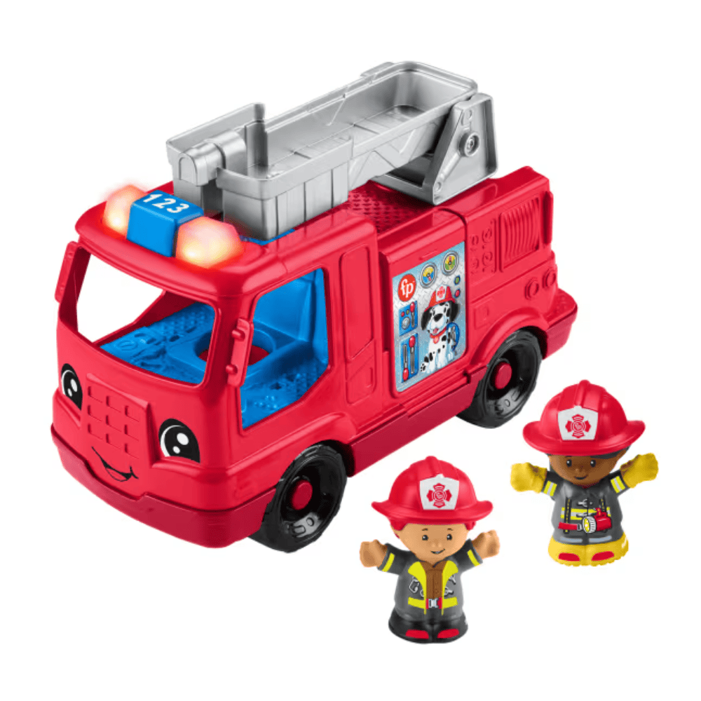 Fisher-Price - Little People - Fire Truck With Lights and Sounds Playset