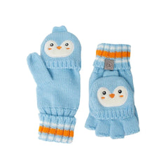 FlapJackKids - Kids Knitted Fingerless Gloves With Flap
