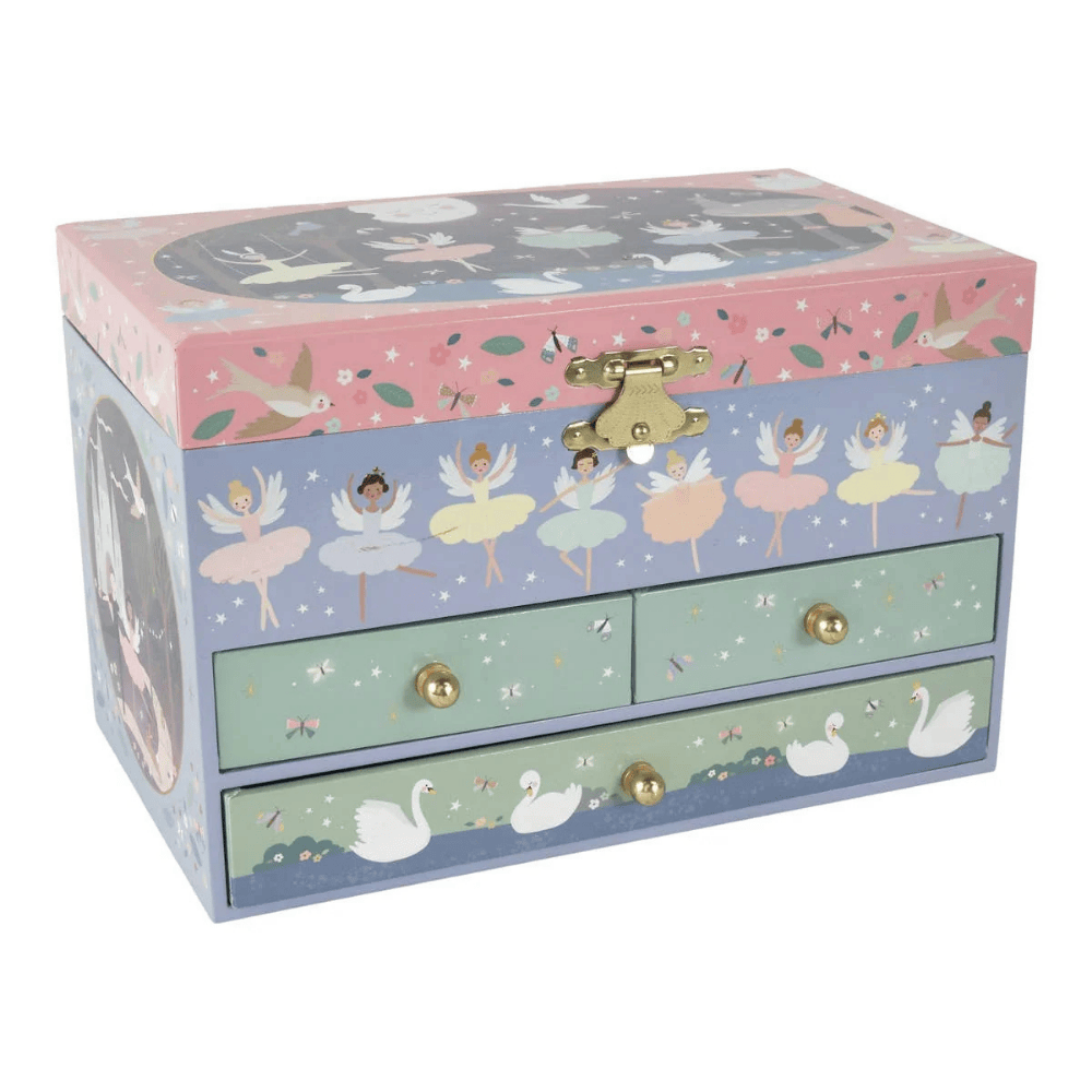 Floss & Rock - Enchanted 3-Drawer Musical Jewellery Box