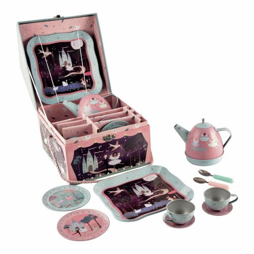 Floss & Rock - Enchanted Musical 11-Piece Tin Tea Set