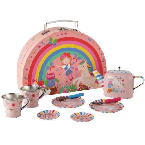 Floss & Rock - Rainbow Fairy 10-Piece Tin Tea Set