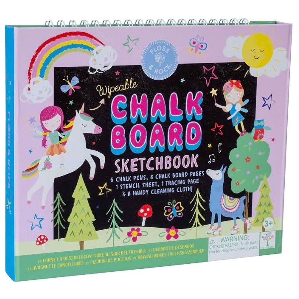 Floss & Rock - Rainbow Fairy Chalkboard Sketchbook
