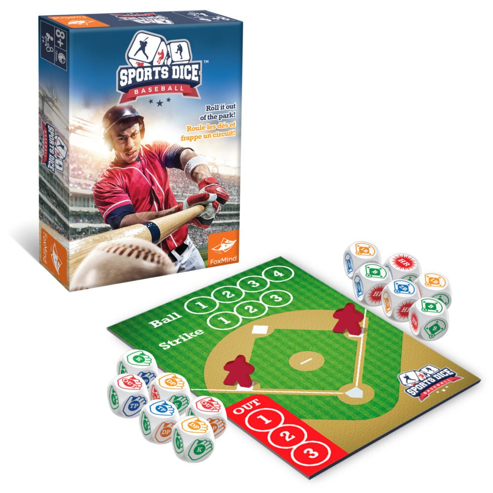 FoxMind - Sports Dice Baseball - Fast-Paced Baseball Dice Game