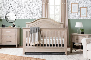 Franklin & Ben - Beckett Rustic 4-in-1 Convertible Curve Top Crib Cribs & Baby Furniture