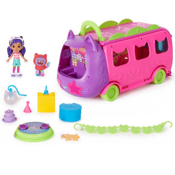 Gabby's Dollhouse - Purrfect Party Bus Play Set Toys & Games