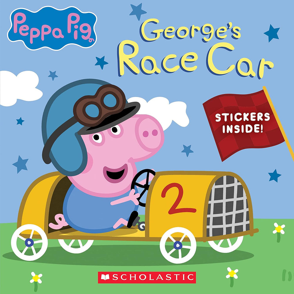 George's Race Car (Peppa Pig) - Stickers Inside