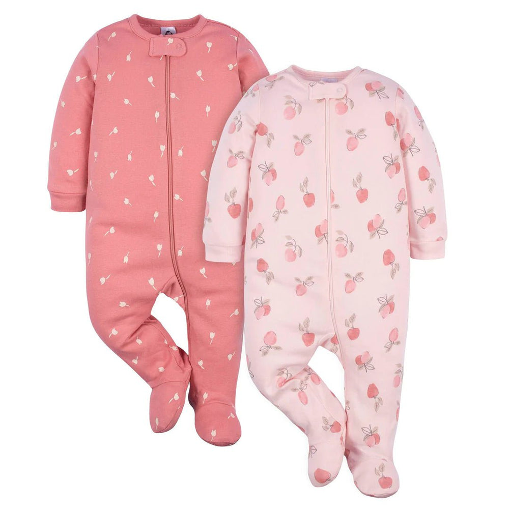 Gerber - Baby Sleep 'N Play Footies - 2 Pack
