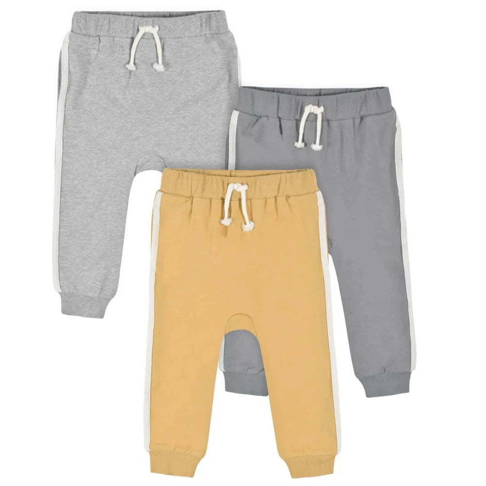 Gerber - Baby Terry Jogger Pants - 3 Pack