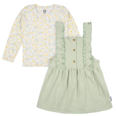 Gerber - Green Floral Jumper + Top Set