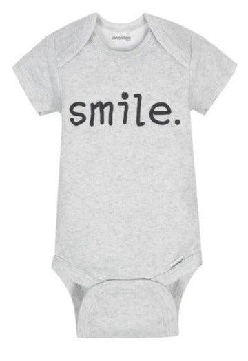 Gerber - Onesies® Brand Short Sleeve Bodysuit - Smile Baby & Toddler Clothing