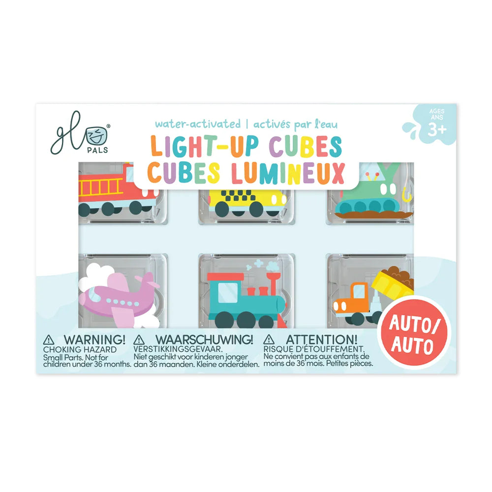 Glo Pals - Light-Up Cubes Bath Toy - 6-Pack