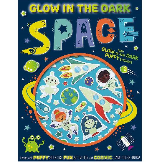 Glow In The Dark Space - Activity Book