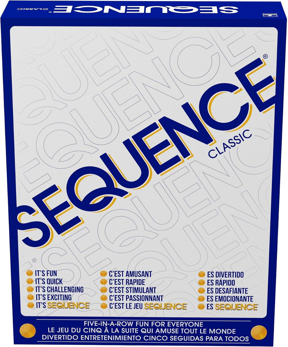 Goliath - Sequence - Board Game - Trilingual Strategy Game