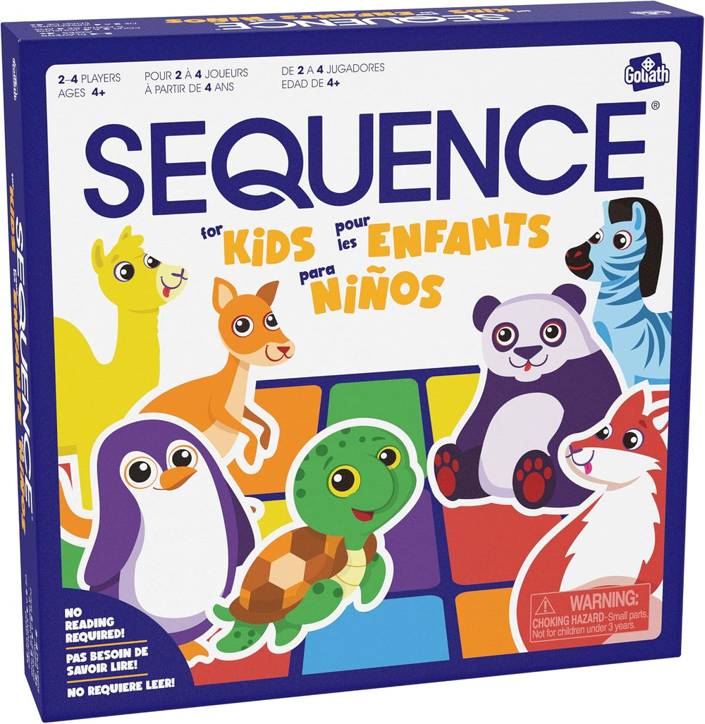 Goliath - Sequence for Kids - Trilingual Strategy Game