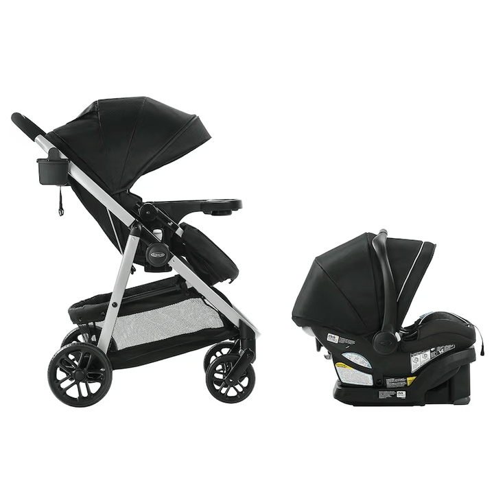 Graco travel system black on sale