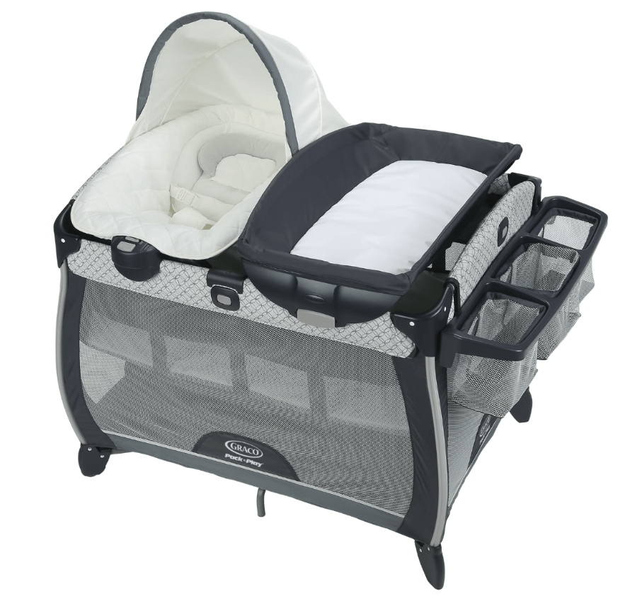 Graco - Pack 'n Play Quick Connect Portable Lounger Deluxe Playard - M ...