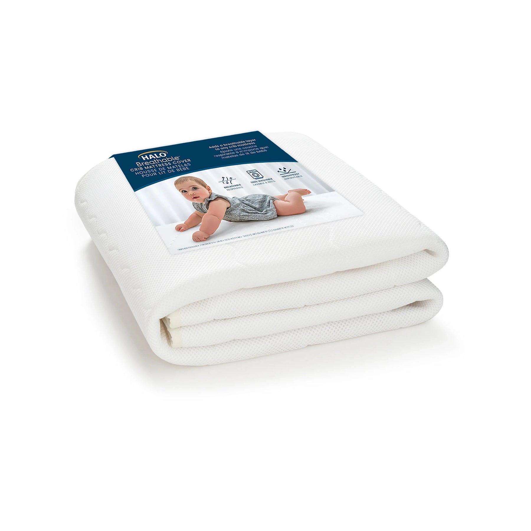 Halo Breathable Crib Mattress Cover – Little Canadian