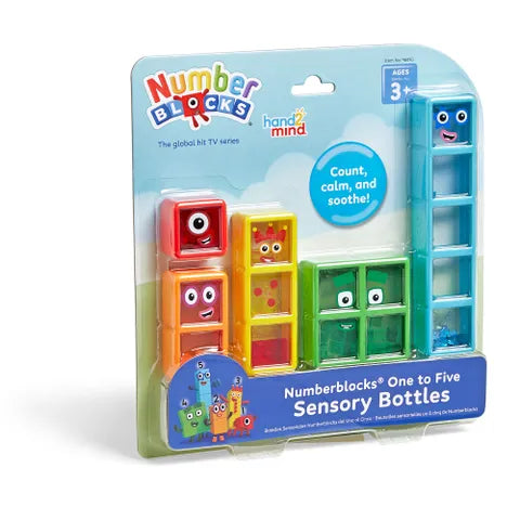 Hand2Mind - Numberblocks - One to Five Sensory Bottles