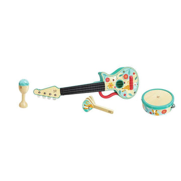 Hape - 4-In-1 Ukulele Percussion Set Toys