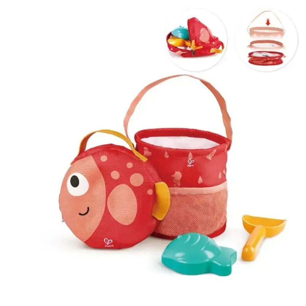 Hape - Fold and Go Beach Toy Set