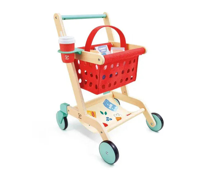 Hape - Little Shopper's Cart & Basket