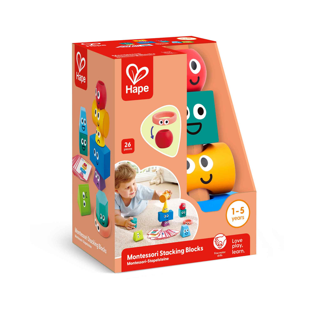 Hape - Montessori Stacking Blocks