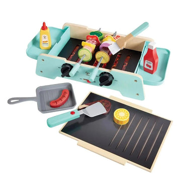 Hape - Sizzling Griddle & Grill BBQ Set Toys