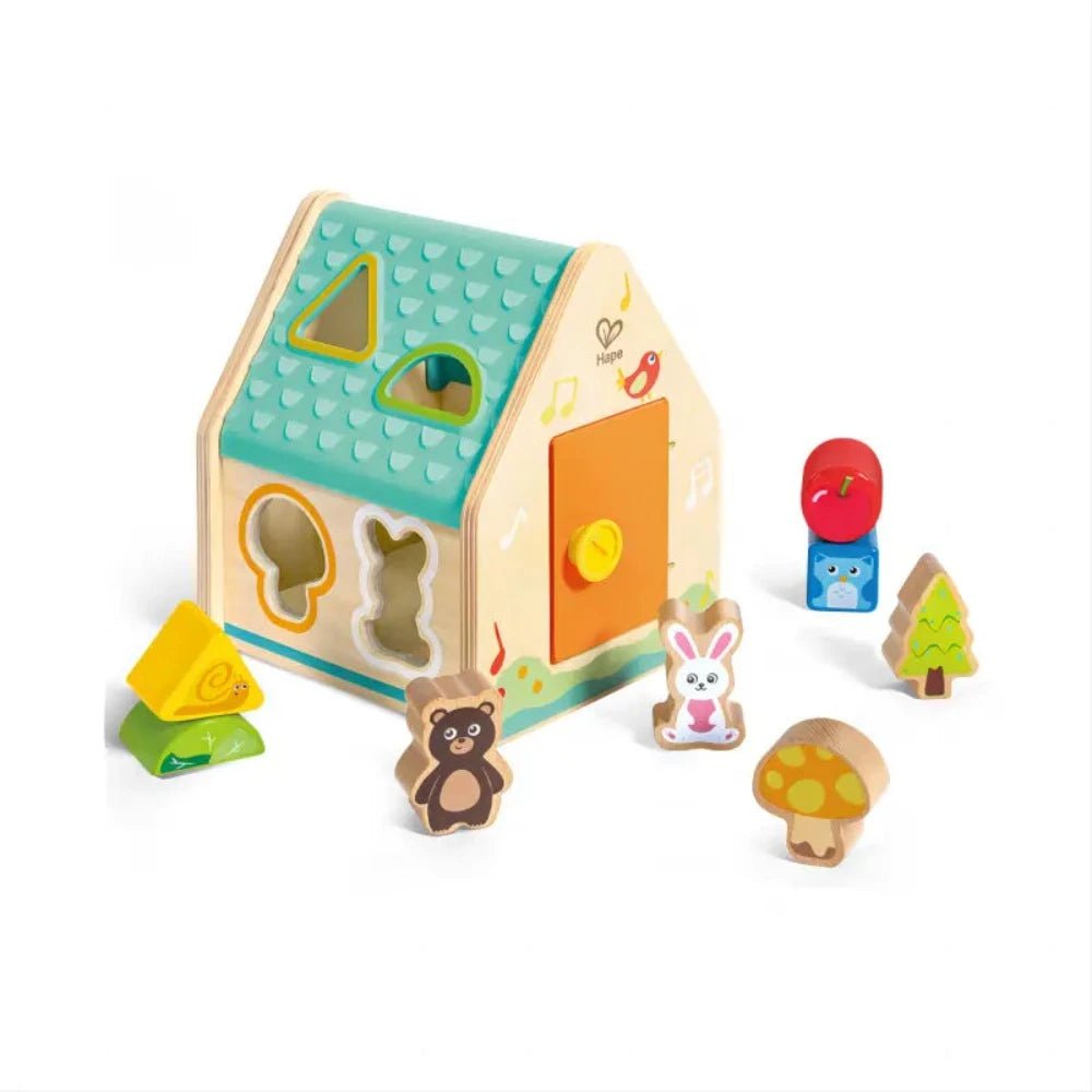 Hape - Toddler Critter House Shape Sorter