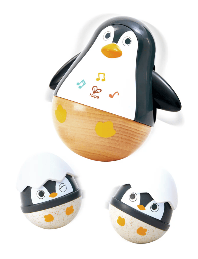 Hape - Wobbling Penguin Family Musical Toy