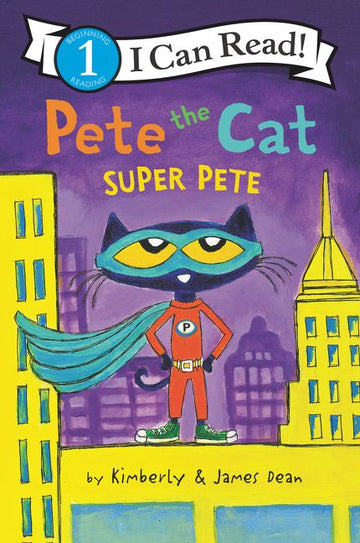 Harper Collins - I Can Read! Level 1 - Pete the Cat: Super Pete - Paperback Books