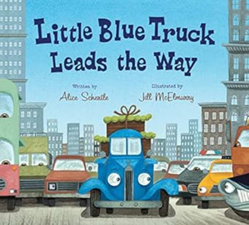 Harper Collins - Little Blue Truck Leads the Way (Board Book) Books