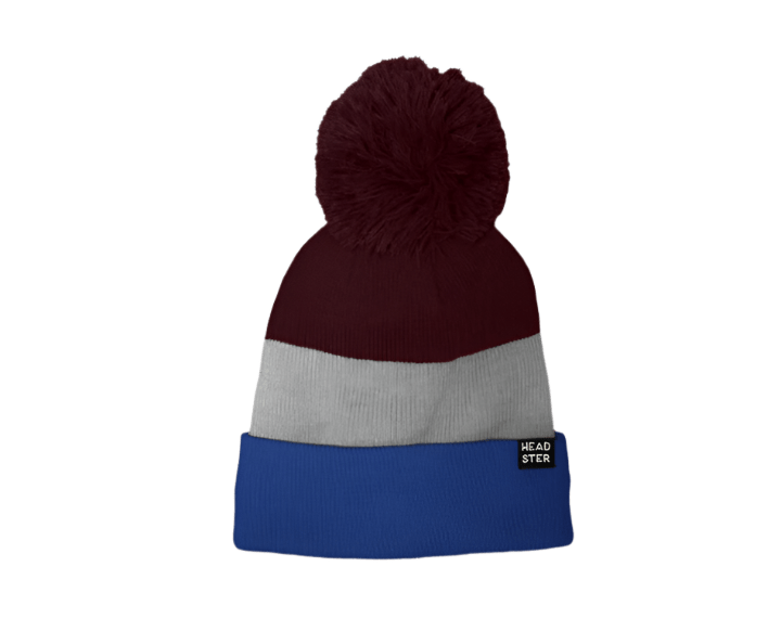 Headster - Tricolor Beanie Lined With Fleece