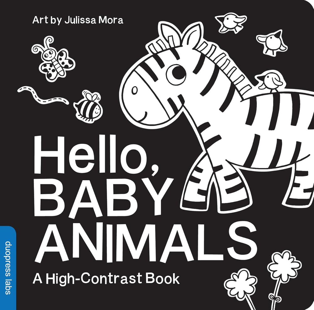 Hello, Baby Animals: A High-Contrast Book (Board Book)