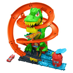 Hot Wheels - City T-Rex Blaze Battle Track Set