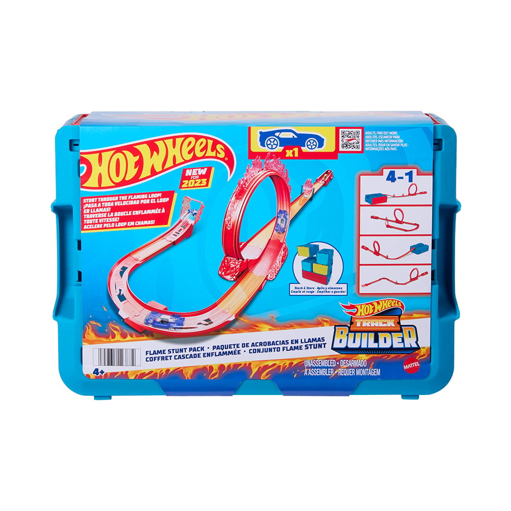 Hot Wheels - Track Builder Flame Stunt Pack