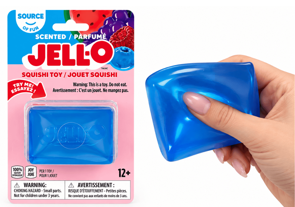 Incredible Novelties - JELL-O Squishi Toy - Scented Slow-Rise Sensory Fidget
