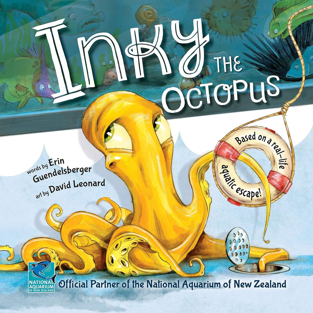 Inky the Octopus:  Based on a real-life aquatic escape! - Paperback Picture Book