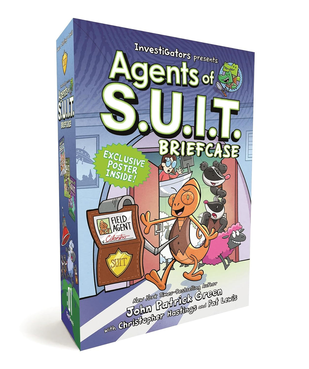 InvestiGators: Agents of S.U.I.T. Briefcase - Agents of S.U.I.T., From Badger to Worse, and Wild Ghost Chase (Hardcover)