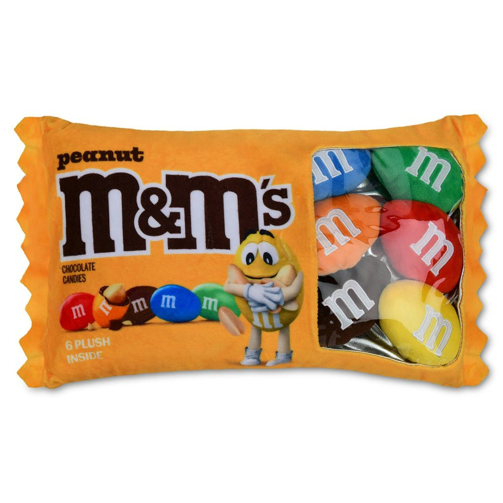iscream -  M&M's Peanut Packaging Interactive Plush Pillow
