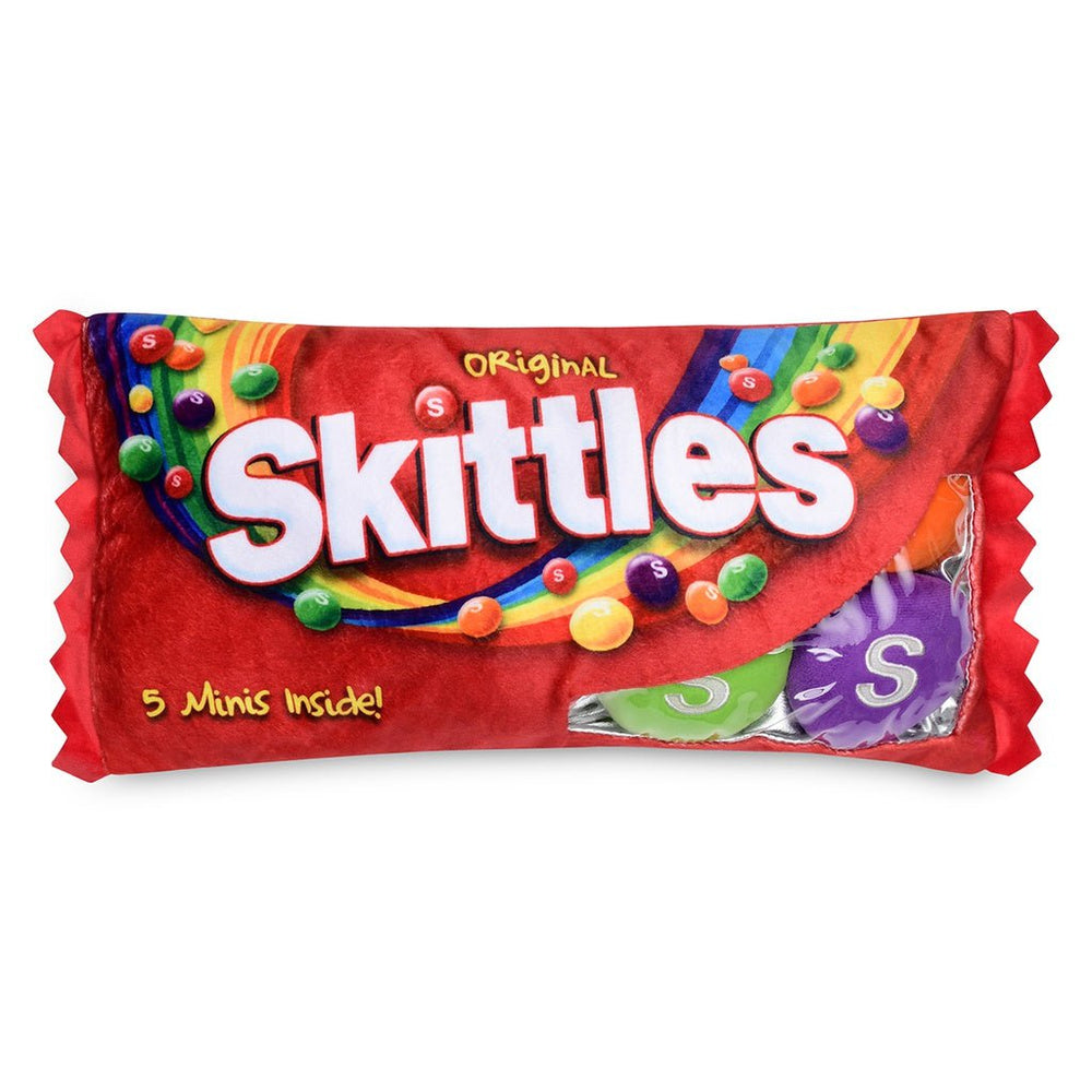 iscream - Skittles Packaging Interactive Plush Pillow