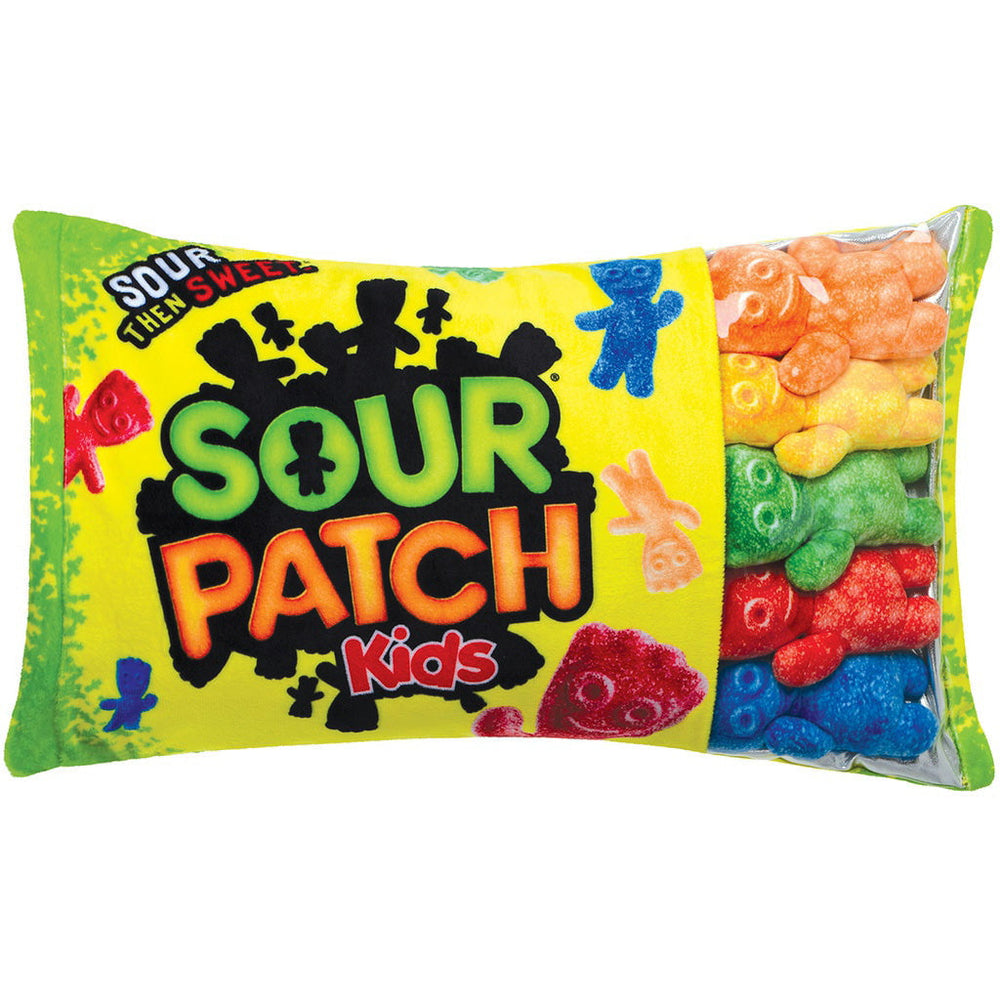 iscream - Sour Patch Kids Packaging Interactive Plush Pillow
